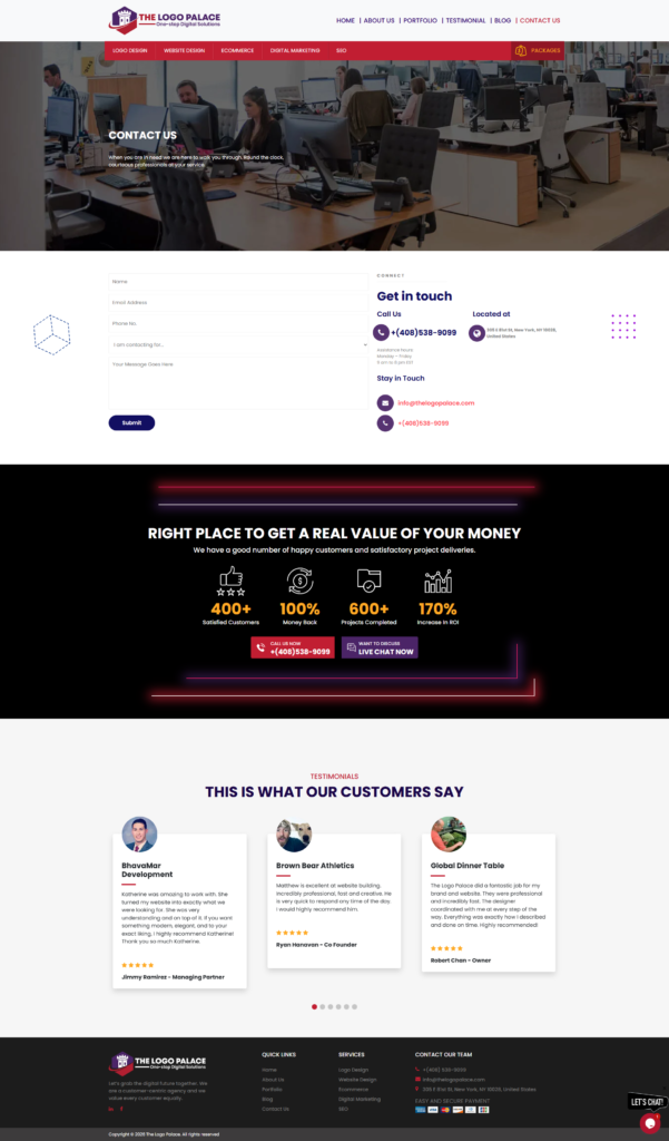 logo palace Contact Us